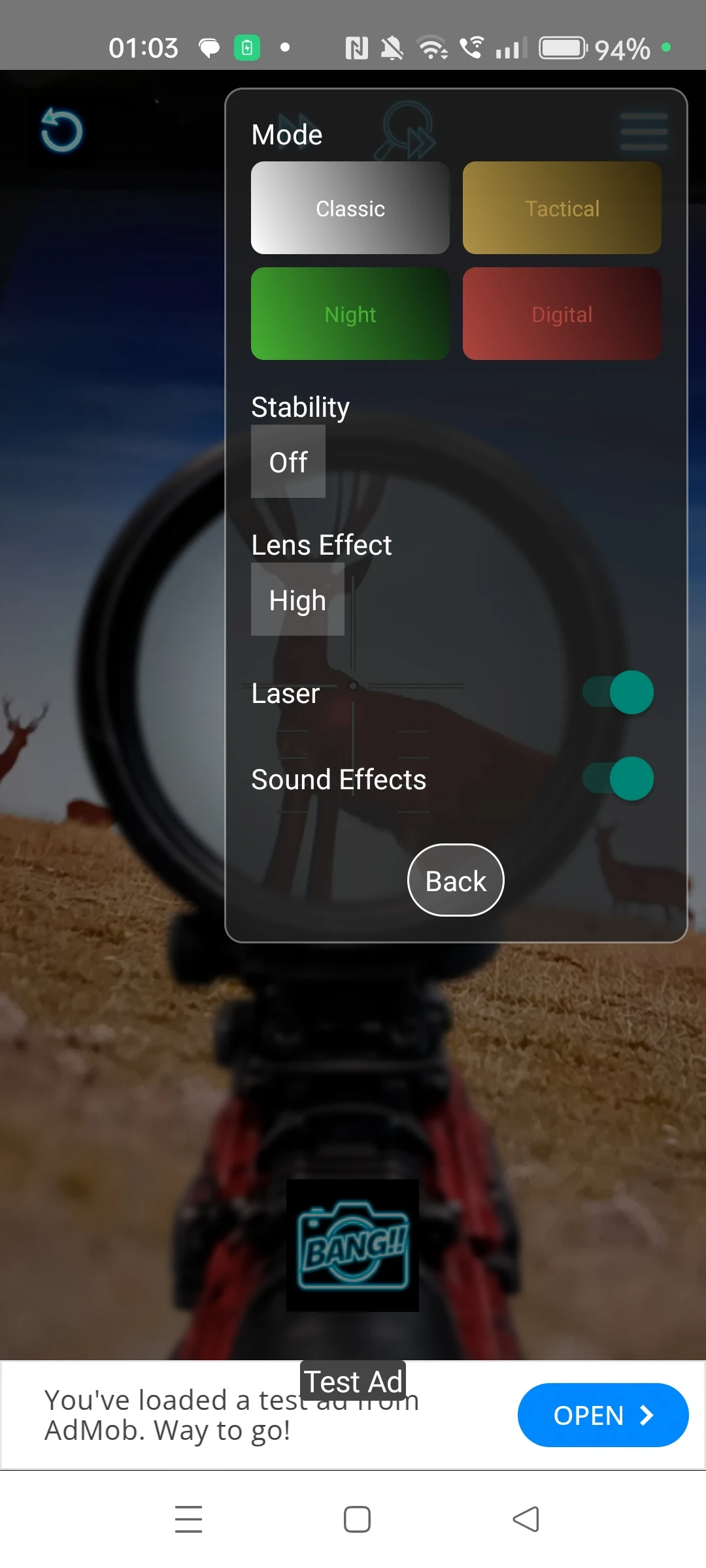 Sniper Camera FX screenshot